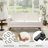 Carmencita 65" Linen Upholstered Square Arm Loveseat-995237780-995237777