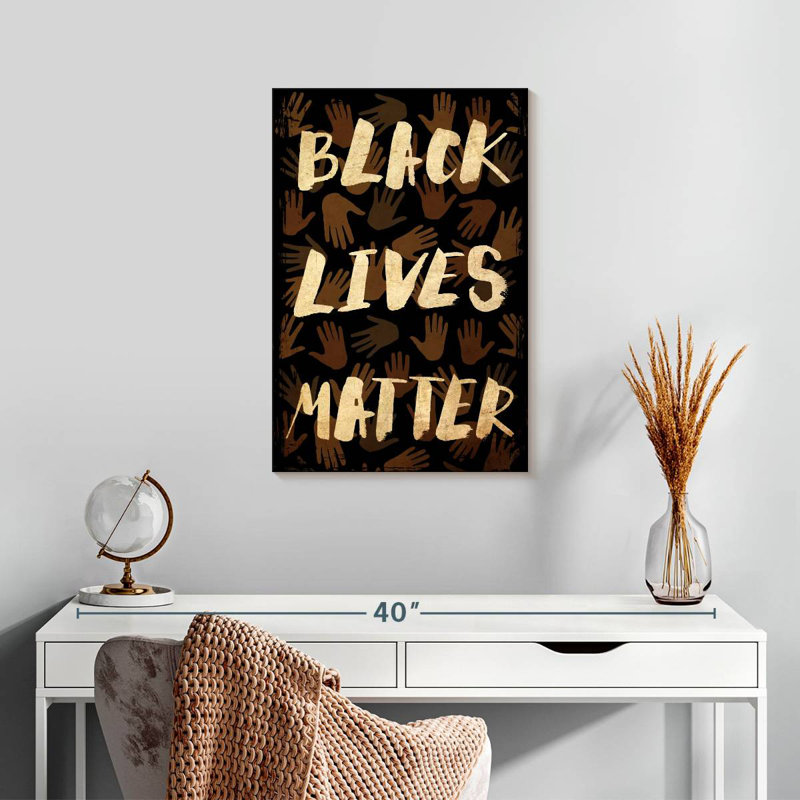 Khazi BLM Hands Pattern, 24" H x 16" W
