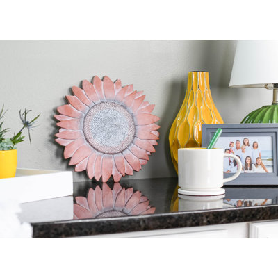 Garden Stone Sunflower Terracotta