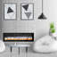 Eul 17 Stories Black Electric Fireplace-1089825476