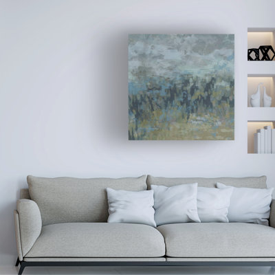Wrapped Canvas Wall Art - June Erica Vess  'Meadow Timelapse I' Wall Art for Living Room, Bedroom, or Office Décor  - 35x35