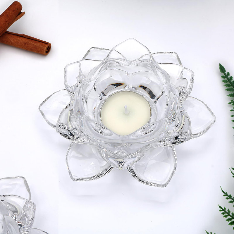 Ensemble de 15 bougeoirs Lotus