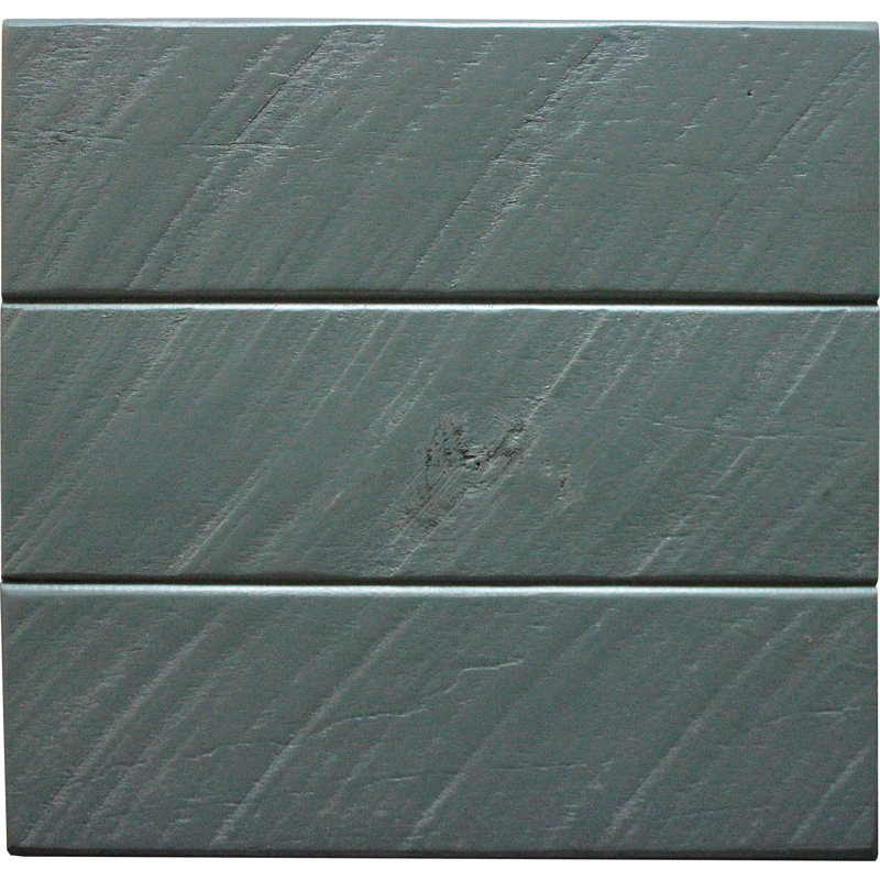 Table de bout en bois massif avec rangement Andrian, Bleu foncé