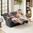 Brost Manual Recliner Loveseat with Cup Holders & Pocket Storage-102051325-121418404