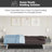 Armarion Convertible Faux Leather Futon Sofa Bed, Versatile Comfort with Customizable Positions-728286243