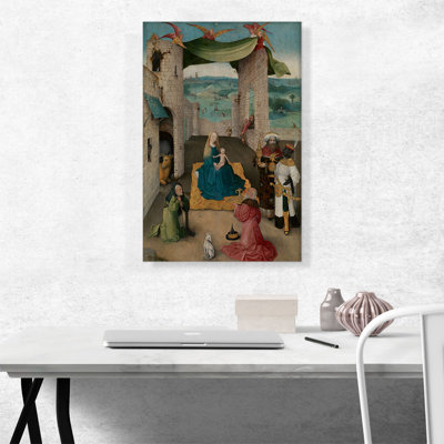 " The Adoration Of The Magi 1475 " by Hieronymus Bosch Painting Print
