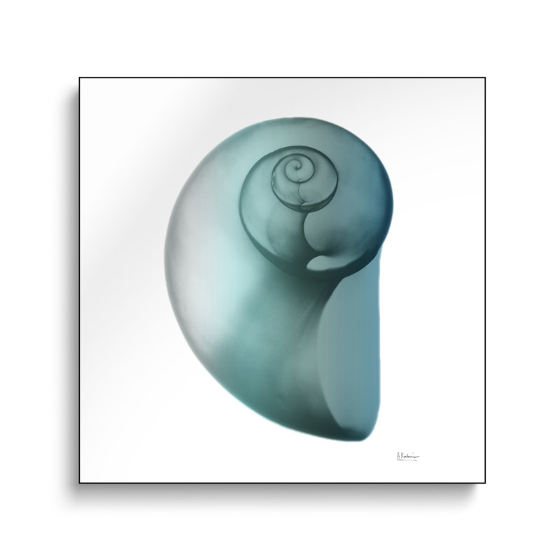 Reproduction d'art mural sur toile en métal, "Escargot d'eau II" par Albert Koetsier