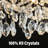 Modern K9 Raindrop Crystal Rectangular Tree Branches Chandeliers-2038005945-2038005947-2038005940