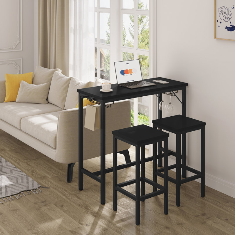 Mityu 103.5cm Wine Bar, Black