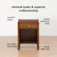 Table de chevet en bois massif Pablo-969392485