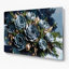 «Christmas Christmas Succulents», art mural en métal gris
