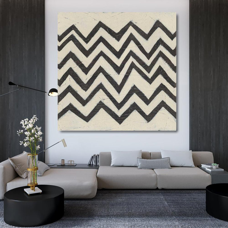 «Latitude Run® Vess, June Erica», reproduction d'art sur toile tendue avec motif tribal, H 36 po x l 36 po