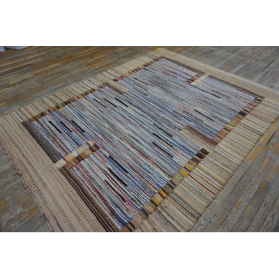 Tapis tissé à plat Antique Native American
