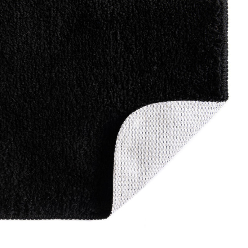 Carennac Non-Slip Bath Mat, Midnight Black