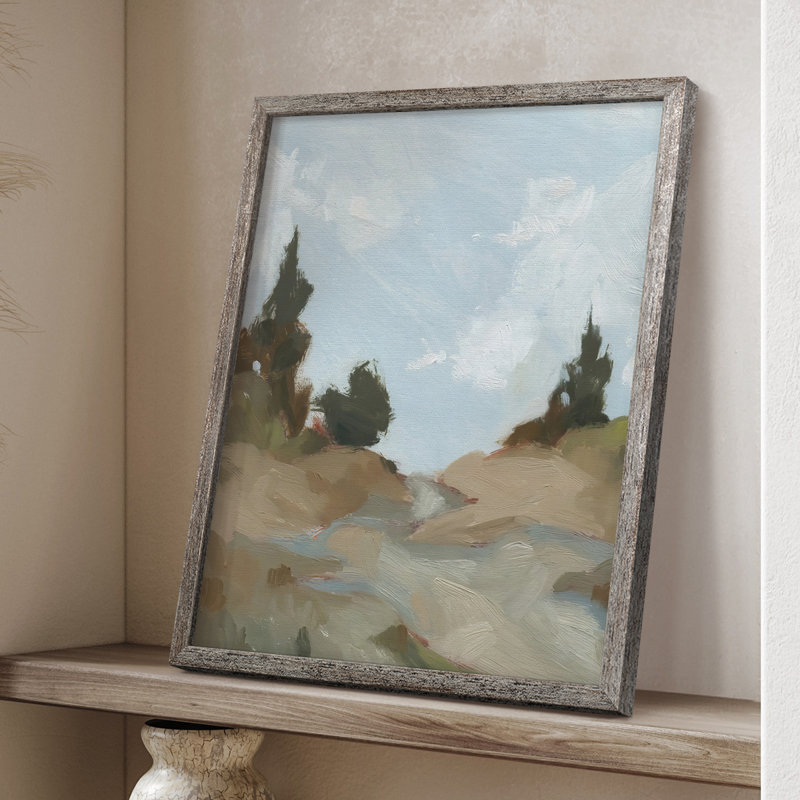 Reproduction d'art encadrée West Trail, H 15 po x l 12 po