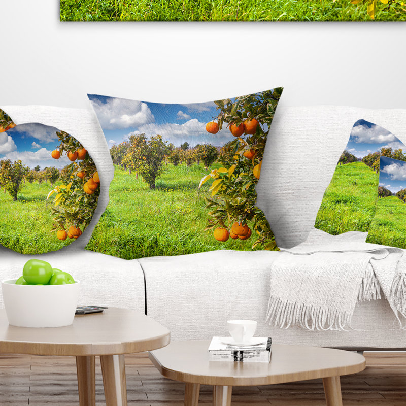 Coussin de jardin imprimé, 18" x 18", Coussin décoratif