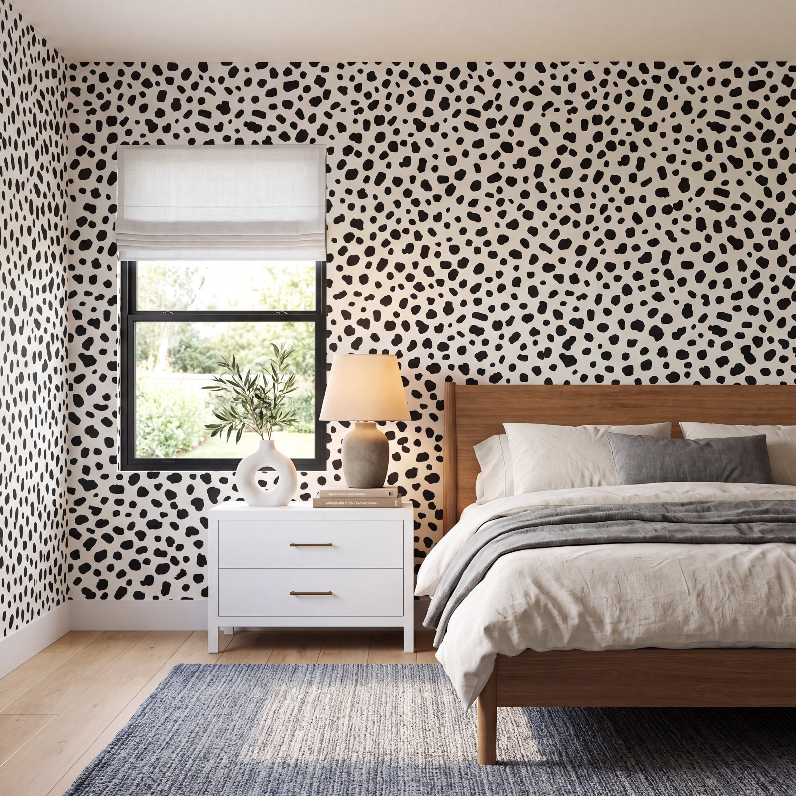 Scout Peel And Stick Wallpaper By Novogratz, Black/White