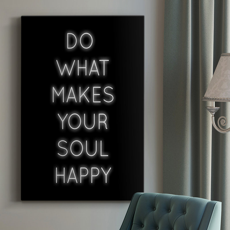 Toile tendue Soul Happy, H 60 po x l 40 po x P 1 po