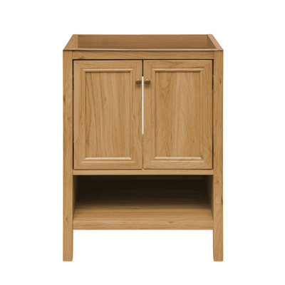 Meuble-lavabo 24 po Château en chêne naturel Château
