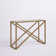 Calix Glass Top Console Table