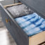 Commode, finition bleue
