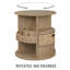Table de bout à 2 tiroirs avec rangement Brydone Drum-1135829743
