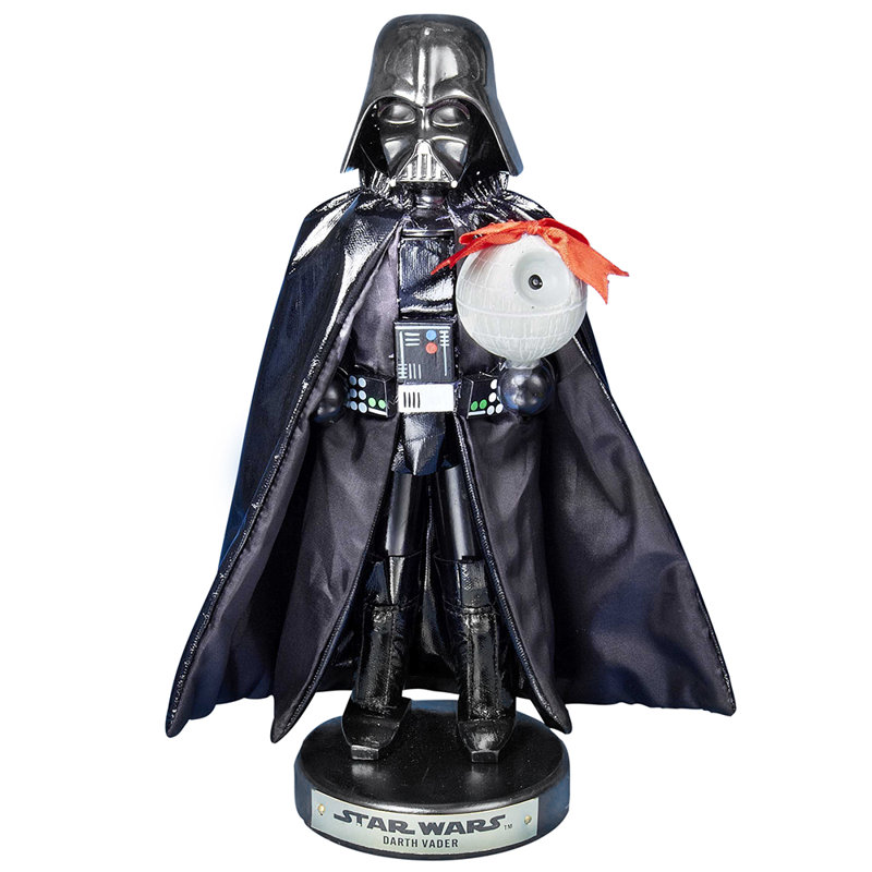 Kurt Adler 10-Inch Darth Vader with Death Star Nutcracker