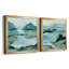 Lush Valley I - ensemble de 2 peintures sur toile encadrées-169619212-169619254