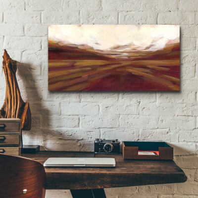  «Russet Ridge» par Haley Knighten, art mural en verre acrylique, 24 po x 12 po