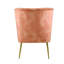 Fauteuil à oreilles Vibrant Burnt Orange