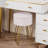Round Storage Ottoman Vanity Stool Chair For Makeup Room,Bedroom,Living Room-1013332819