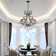 Grinstead 10 - Light Dimmable Chandelier with Crystal