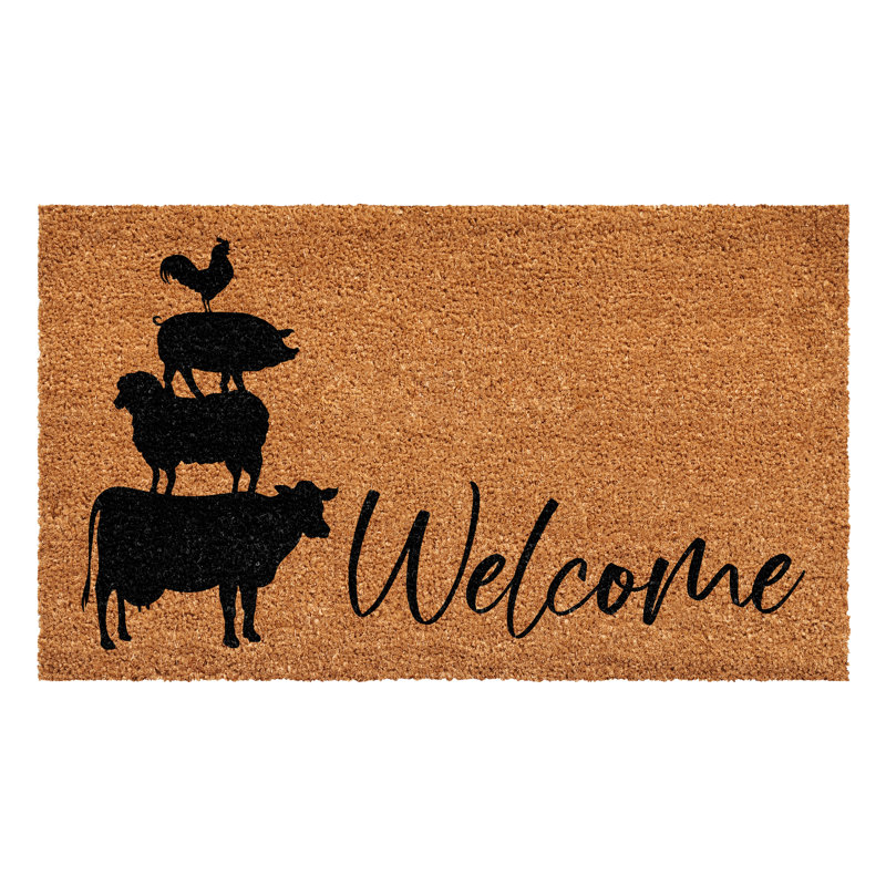 Tapis d'entrée antidérapant Mercedie, L 17 po x L 29 po
