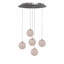 Luminaire suspendu sphère 5 lumières Tietjen-1894832727