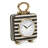 Mona Black Striped Designer Standing Accent Clock