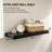 2-Piece 9.3" Extra Deep Wood Floating Shelves, Modern Design Wall Mount Display Shelves-384319187-384506194