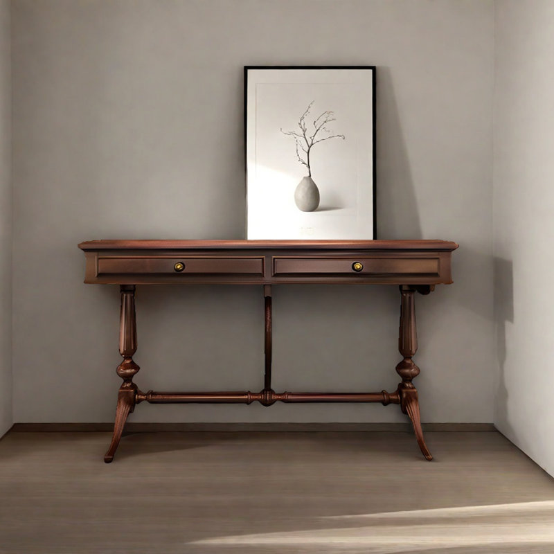 Console de style campagne rétro, H 34,65 po x l 55,12 po x P 15,75 po