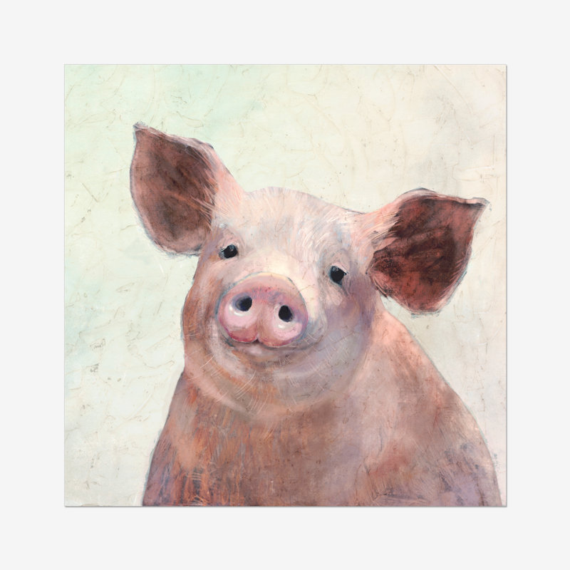 Over The Gate III - Painting, 30cm H x 30cm W, Wrapped Canvas