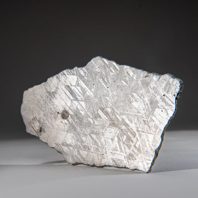 Véritable tranche de météorite Muonionalusta (385 grammes)
