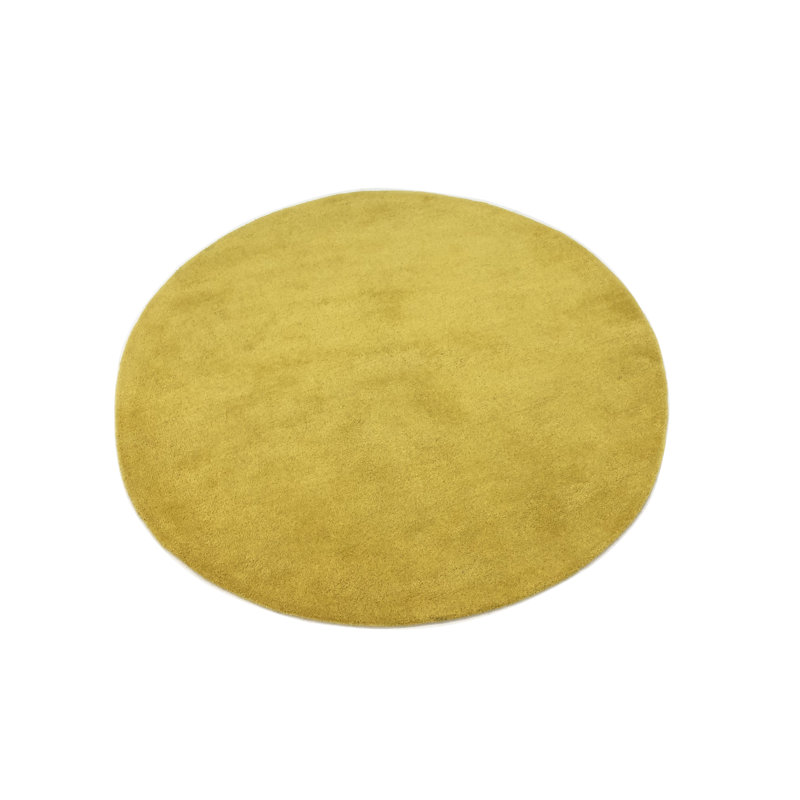 Enedina Solid Colour Area Rug, Round 120cm