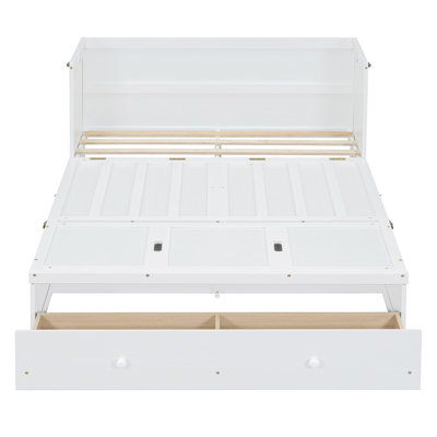 Murphy Bed with USB Port and a Large Drawer