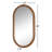 Manresa Wood Oval Mirror