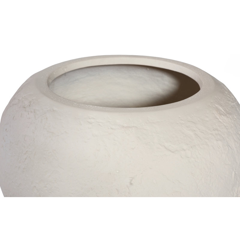 Aera Planter, Wide, Off White, Medium