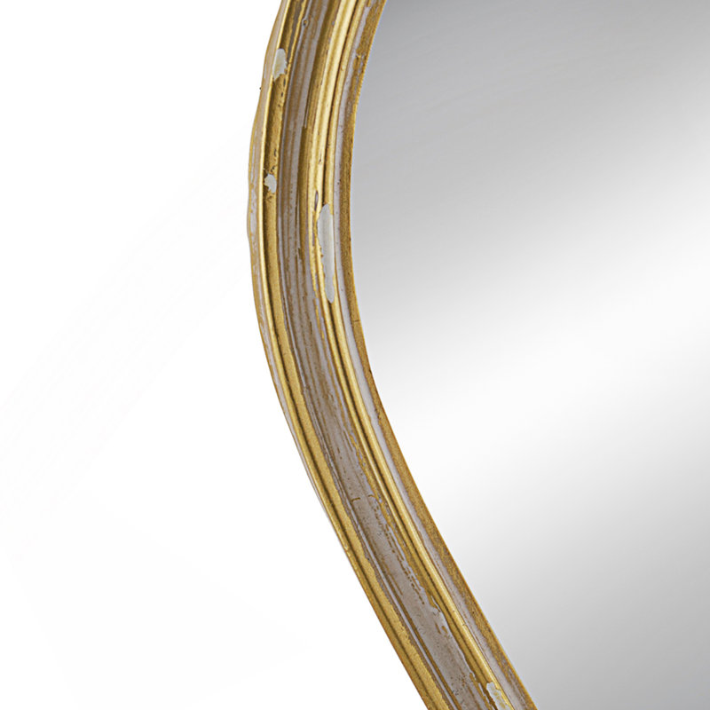  Petit miroir décoratif pour décoration murale, miroir mural irrégulier, miroir décoratif, 13,03 po x 6,53 po, 1
