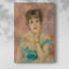 Portrait de l'actrice Jeanne Samary - Toile tendue avec châssis par Pierre-Auguste Renoir-381076944