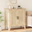 Armoire buffet en rotin 2 pièces, petite armoire de rangement avec portes et tablettes