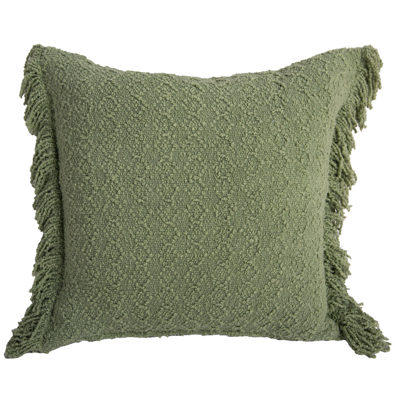  Housse et insert de coussin décoratif en coton, Vert
