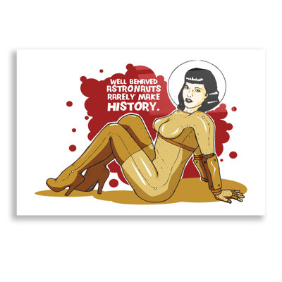 «Bettie Astronaut» par Craig Snodgrass - reproduction non encadrée