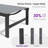 PURPLE LEAF Outdoor Chaise Lounge Chairs Set Adjustable Recliner Chair with Wheels and Table for Poolside Beach Patio Aluminum Reclining Sunbathing Lounger Mixed Grey-345372416