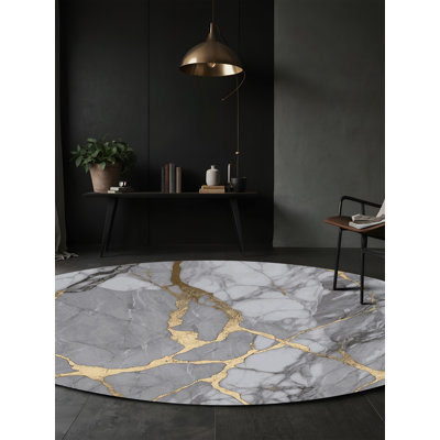 Tapis gris lavable à la machine